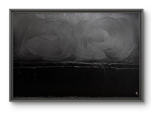 Oscuridad Contenida Nº25 by Oscar Bruno Ruiz Amoros, Painting for Sale on Singulart