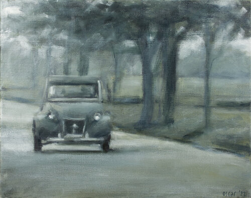 2cv in Landscap von Oscar Spierenburg, Malerei kaufen auf Singulart