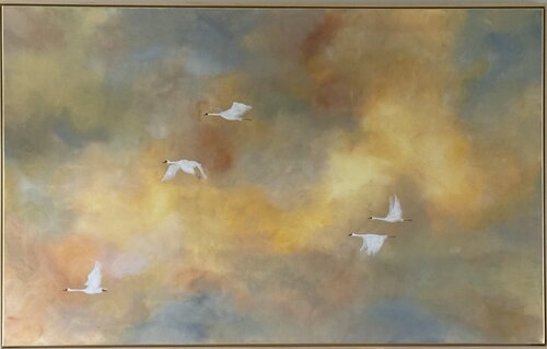 CORNÉA art - Le Retour des Ailes par Anniek Cornelissen, Peinture en vente sur Singulart