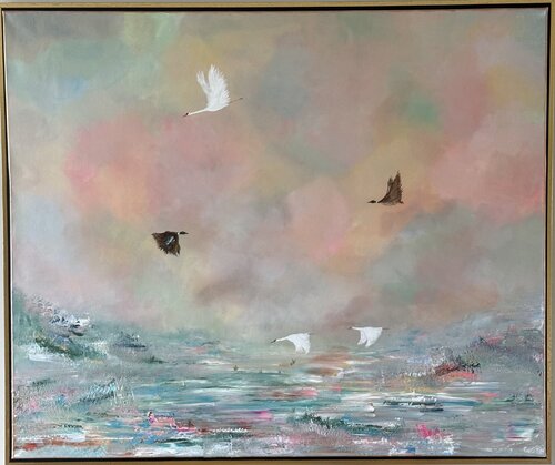 CORNÉA art - Le réveil du printemps par Anniek Cornelissen, Peinture en vente sur Singulart