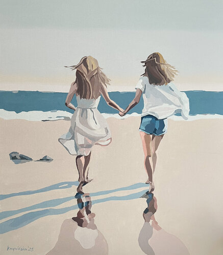 Taking care #21 di Ewa Krzywińska, Pittura in vendita su Singulart