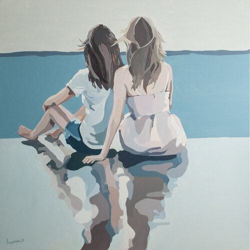 Taking care #22 di Ewa Krzywińska, Pittura in vendita su Singulart