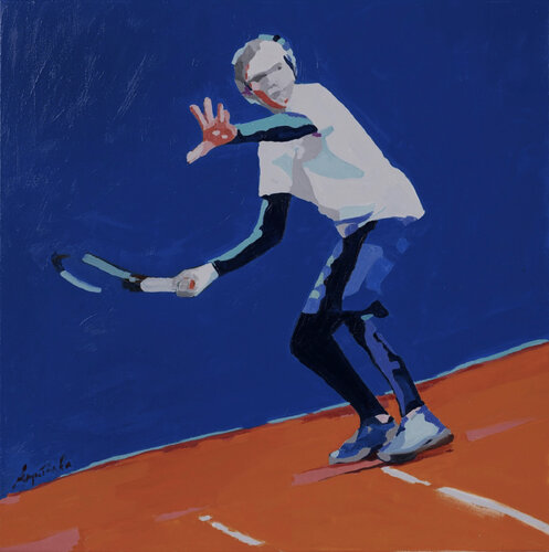 FOREHAND 142 by Ewa Krzywińska, 絵画 for Sale on Singulart