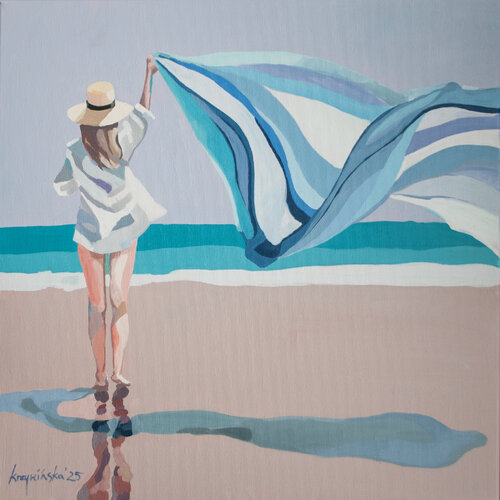 Wind of chance #6 von Ewa Krzywińska, Malerei kaufen auf Singulart