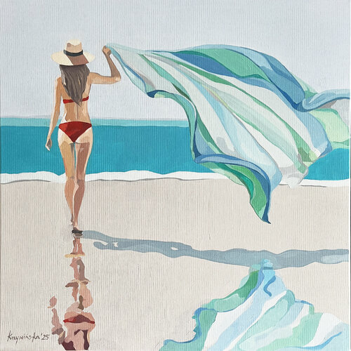 Wind of chance #7 di Ewa Krzywińska, Pittura in vendita su Singulart