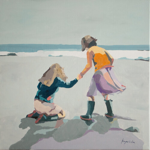 TAKING CARE #2 by Ewa Krzywińska, Painting for Sale on Singulart