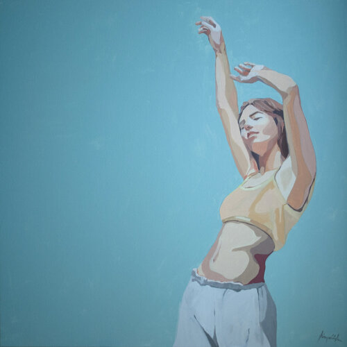 FLOATING SERENITY by Ewa Krzywińska, Painting for Sale on Singulart