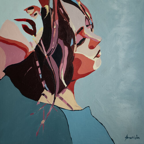 WHAT WE SHARE by Ewa Krzywińska, Painting for Sale on Singulart