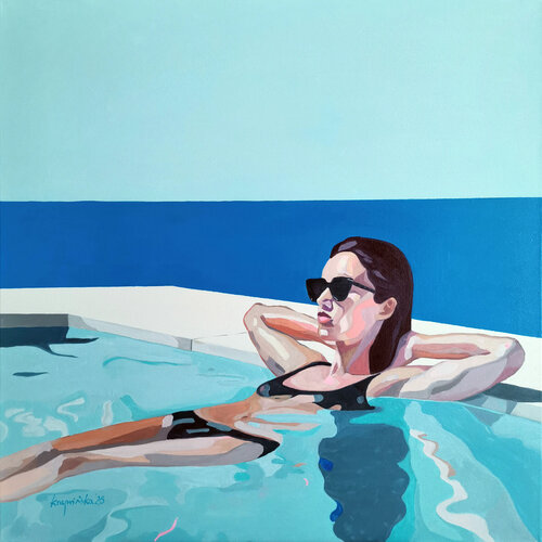 OPEN STEP [STATES OF MIND #5] de Ewa Krzywińska, Pintura a la venta en Singulart