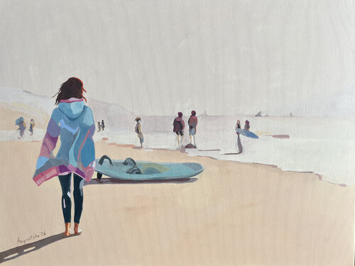 ONCE IN TARIFA van Ewa Krzywińska, Schilderij te koop op Singulart