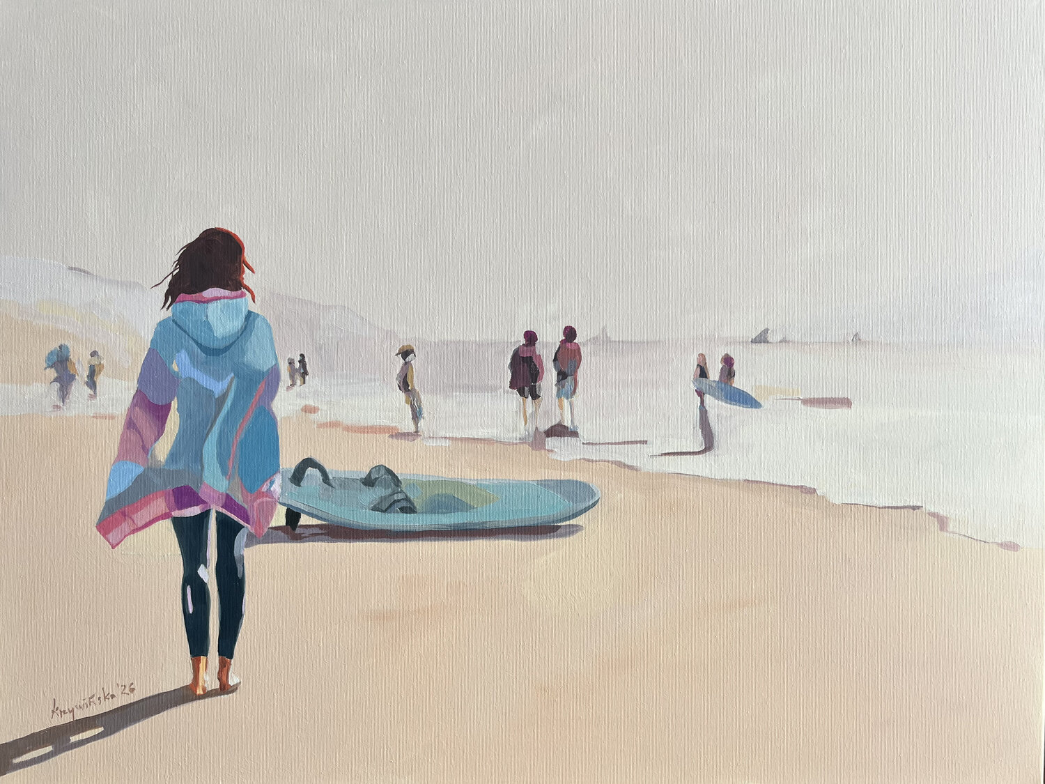 ONCE IN TARIFA Ewa Krzywińska Origineel schilderij te koop