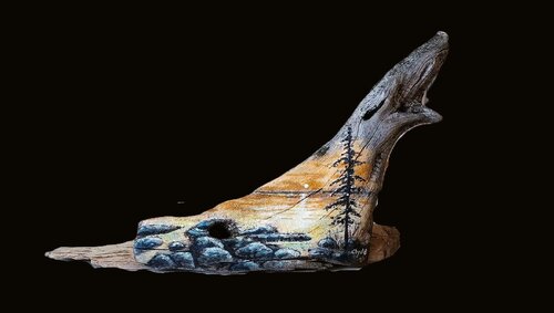 Spirit of the Northern Wild di Clyde Smith, Pittura in vendita su Singulart