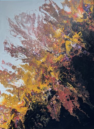 “Herbst” - Flow of life von Asya Haroutunian, Malerei kaufen auf Singulart