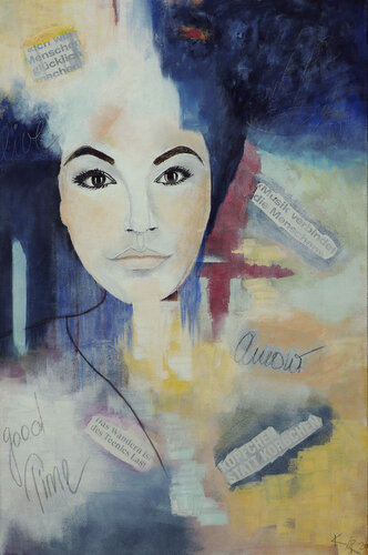 LOVELY FACE di Katharina Rochat, Pittura in vendita su Singulart