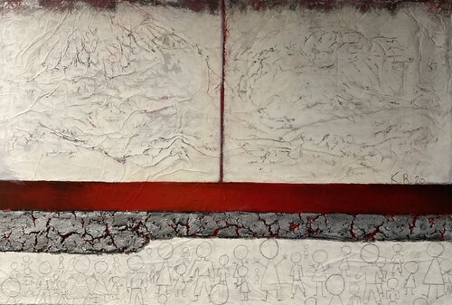 DIE SUCHE NACH VERBINDUNG di Katharina Rochat, Pittura in vendita su Singulart