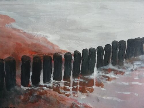 winterbeach 1 di rob Jacobs, Pittura in vendita su Singulart