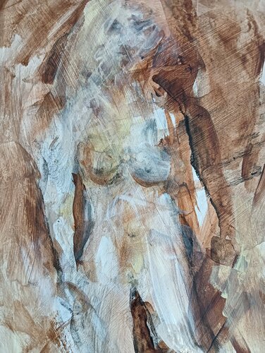 model nude 3 by rob Jacobs, 회화 for Sale on Singulart