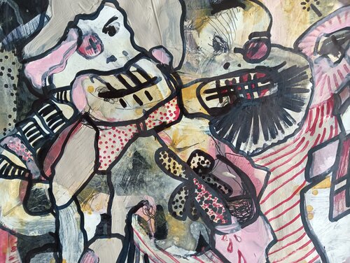 Bonnie and Clyde by rob Jacobs, Painting for Sale on Singulart