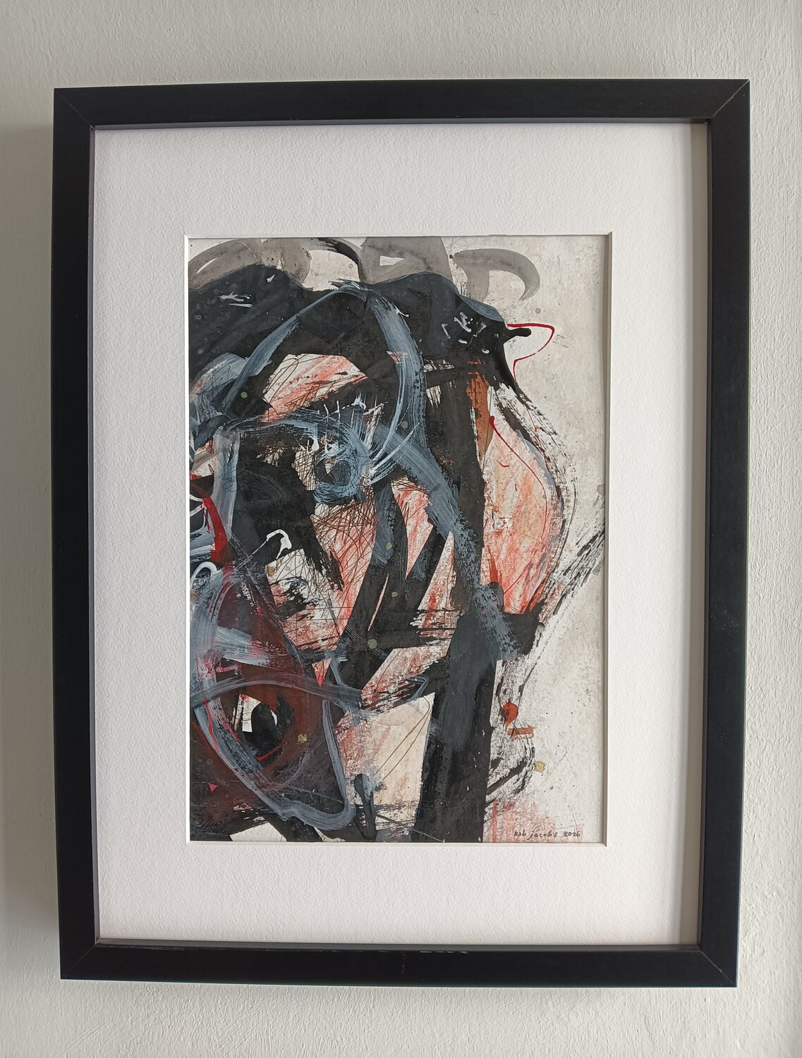 Abstract Artwork nr 3 rob Jacobs Original painting for sale