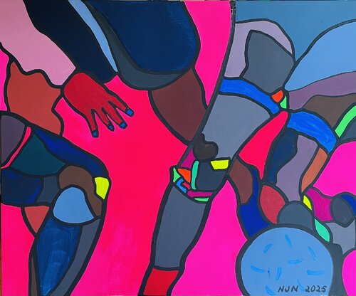 Football de Nicolas Jais-Nielsen, Pintura a la venta en Singulart