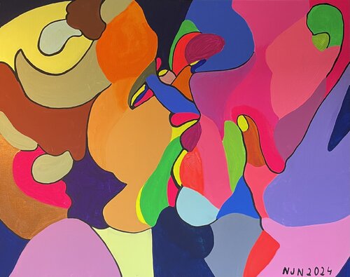 Le baiser van Nicolas Jais-Nielsen, Schilderij te koop op Singulart