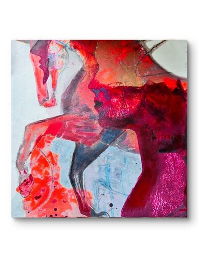 Harmony - Spirit of Women and Horse di Sonali Jain, Pittura in vendita su Singulart