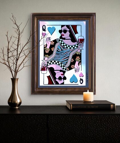 Queen of Sass-Card edition di Sonali Jain, Digitale in vendita su Singulart