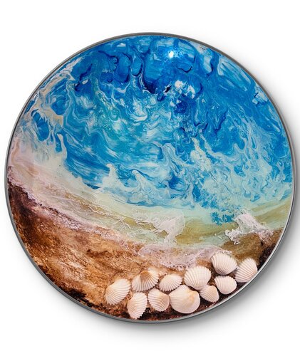 Endless Blue borrowed van Sonali Jain, Schilderij te koop op Singulart
