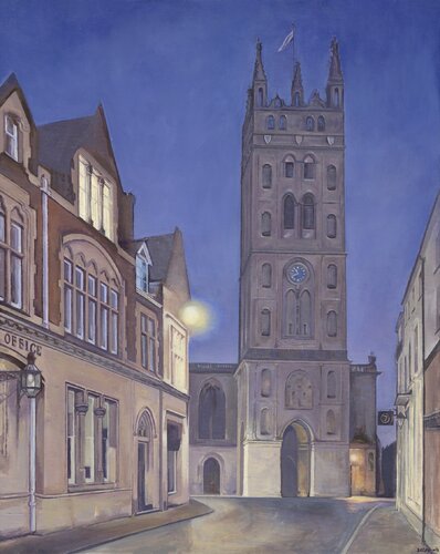 Old Square van Sharon Cresswell, Schilderij te koop op Singulart