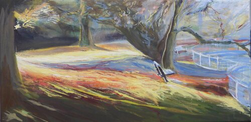 Jephson Autumn van Sharon Cresswell, Schilderij te koop op Singulart