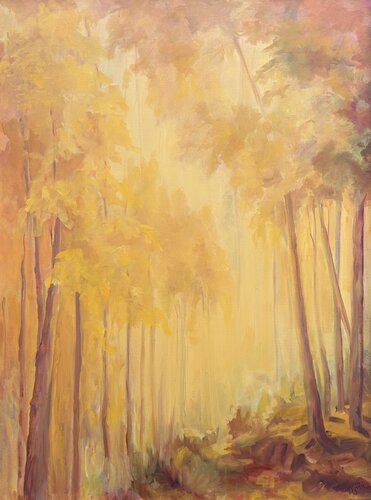 Golden Glow, Spring Grove, Cincinnati, Ohio by Deirdre Dyson, Painting for Sale on Singulart