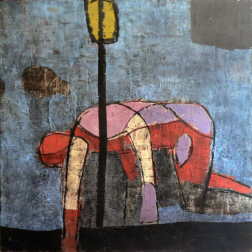 Brückenbauer van Bernd Schlothauer, Schilderij te koop op Singulart