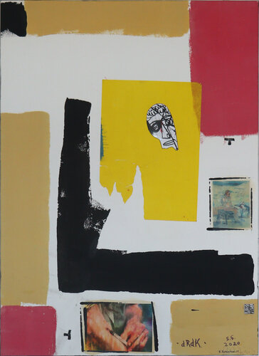 Die Rückgabe des Kubismus, Zyklus mit ca. 50 Einzelblättern by Bernd Schlothauer, Work on Paper for Sale on Singulart