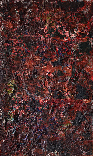 Waldboden nach Holzeinschlag par Bernd Schlothauer, Peinture en vente sur Singulart