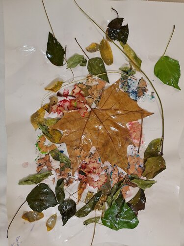 Les couleurs de l'automne par Dominick Poulain, Œuvre sur papier en vente sur Singulart