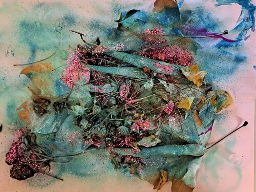 L'automne et ses couleurs di Dominick Poulain, Opera su carta in vendita su Singulart