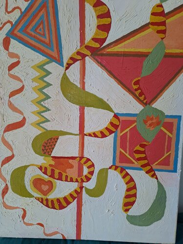 Numéro 7 by Dominick Poulain, Painting for Sale on Singulart