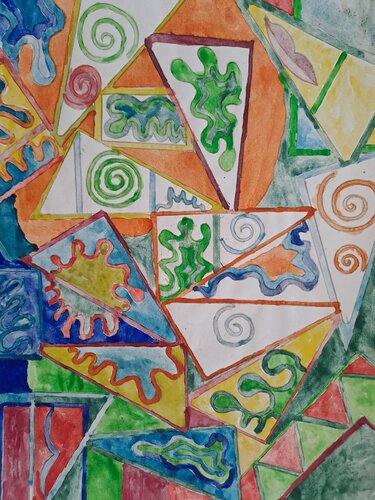 Numéro 21 de Dominick Poulain, Obra en papel a la venta en Singulart
