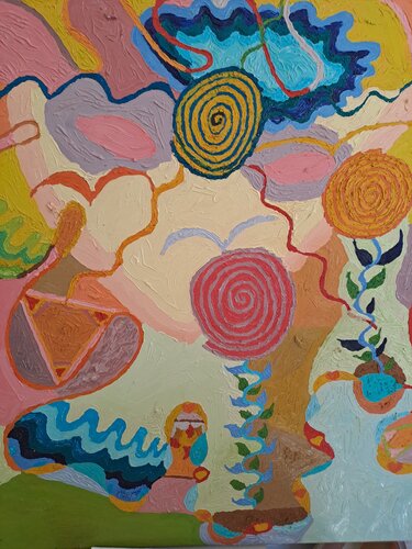 Ciel ombrageux et colérique by Dominick Poulain, Painting for Sale on Singulart