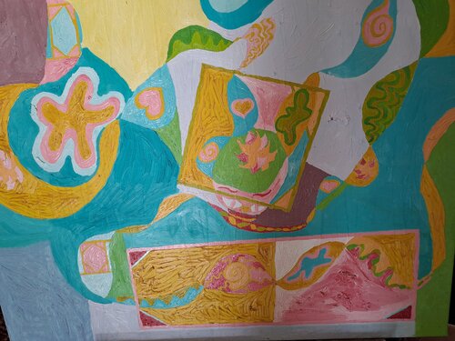Abstraction numéro 10 par Dominick Poulain, Peinture en vente sur Singulart