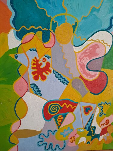 Les lacs par Dominick Poulain, Peinture en vente sur Singulart