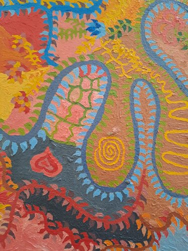 Flore par Dominick Poulain, Peinture en vente sur Singulart