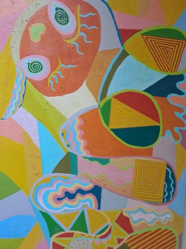 Le fœtus par Dominick Poulain, Peinture en vente sur Singulart