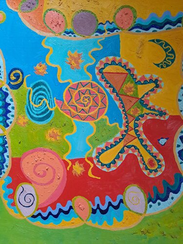 Abstraction 8 by Dominick Poulain, Painting for Sale on Singulart