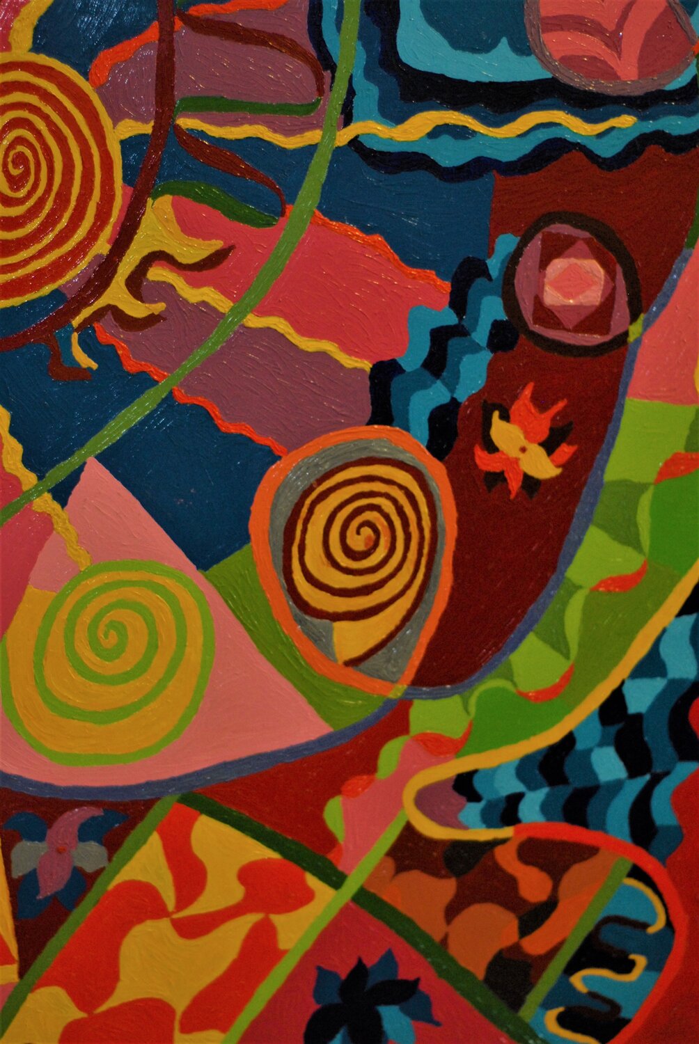 Numéro 6 Dominick Poulain Original painting for sale
