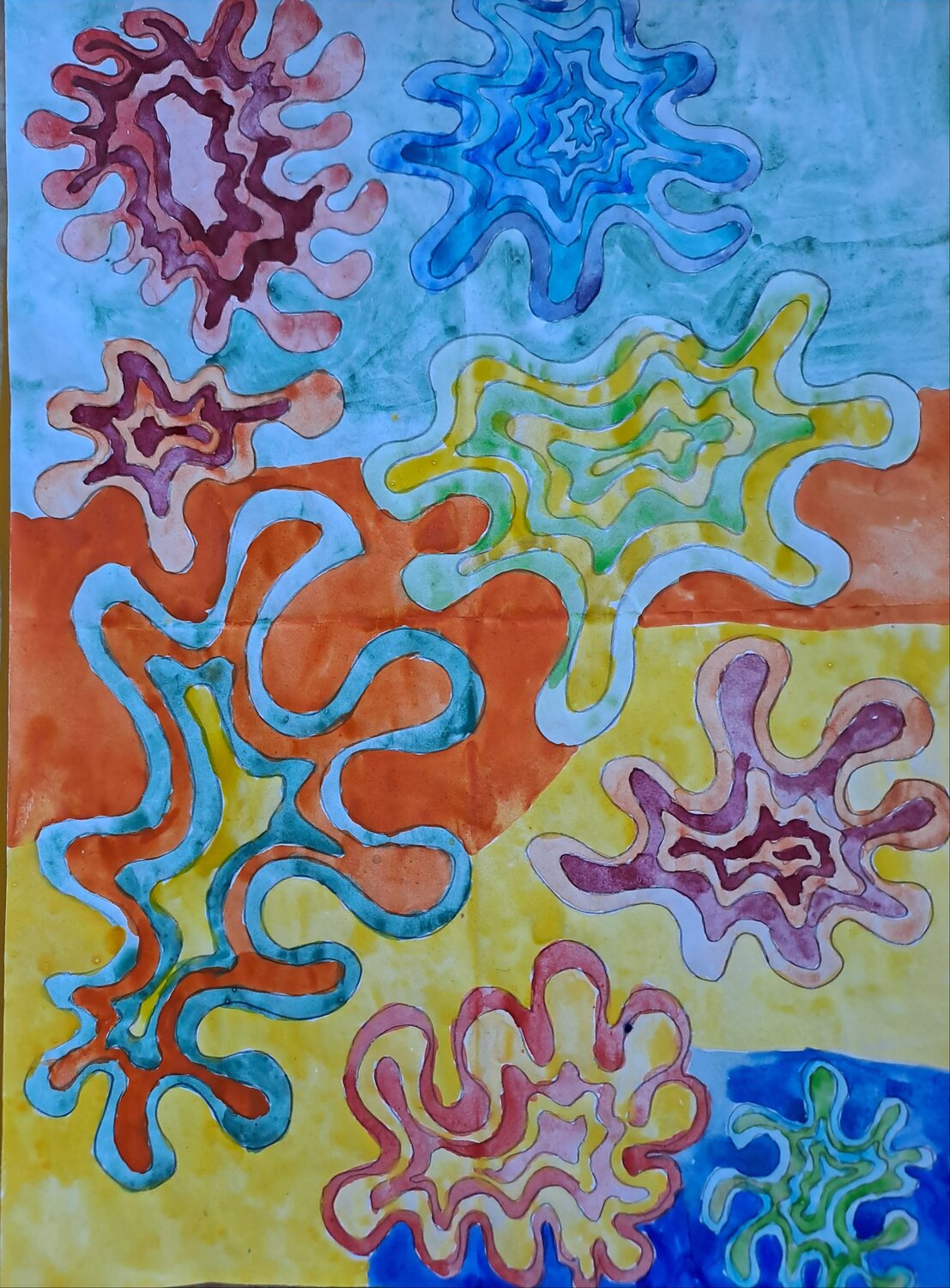 Numéro 22 Dominick Poulain Work on Paper for sale