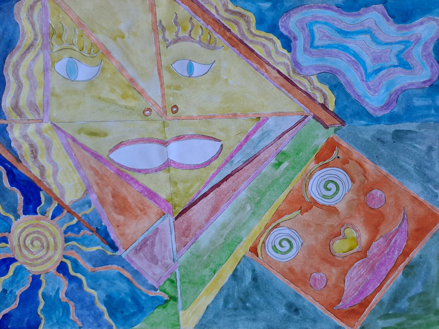L'au de la Dominick Poulain Original painting for sale