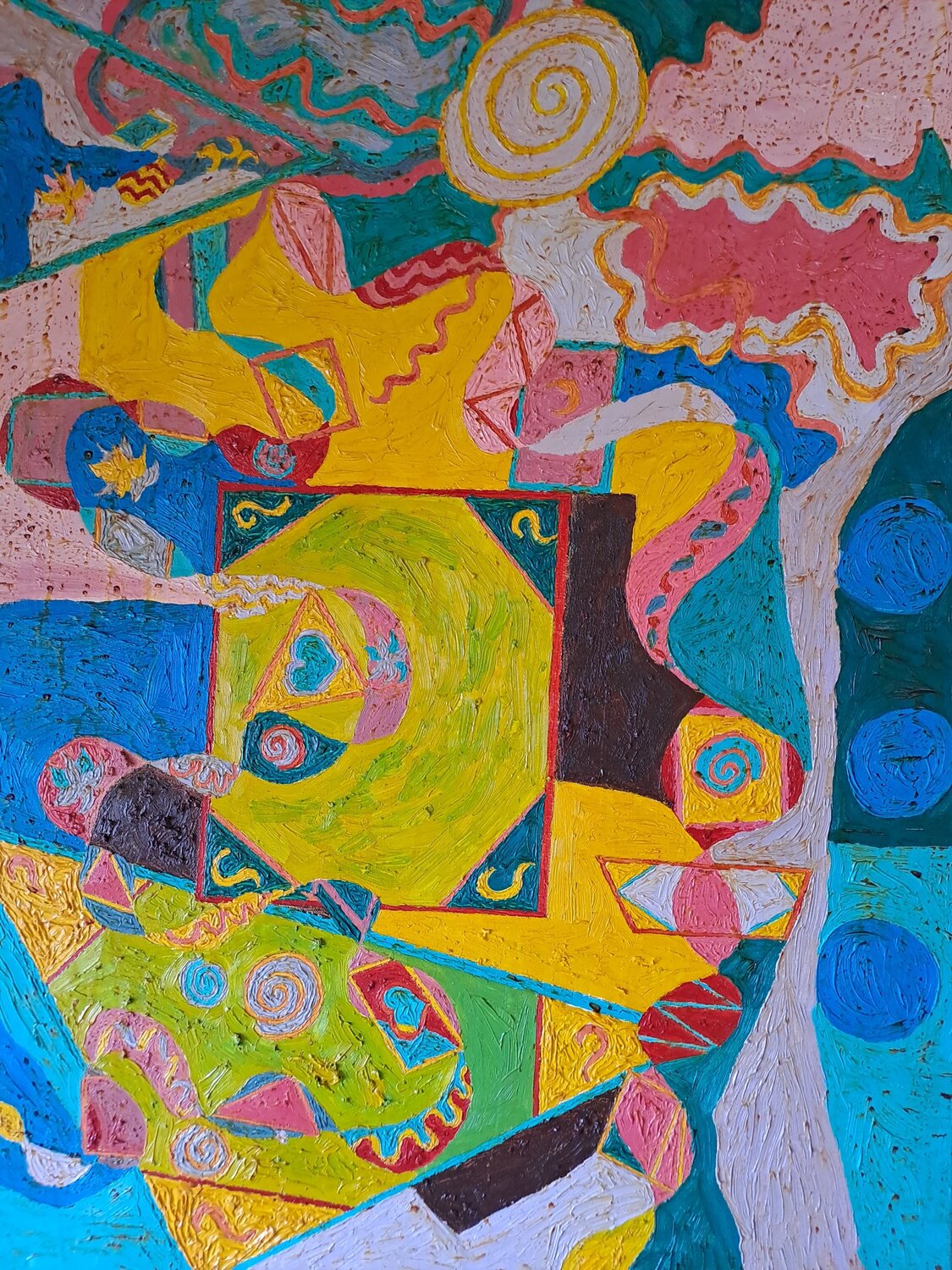 Abstraction 20 Dominick Poulain Pintura original en venta