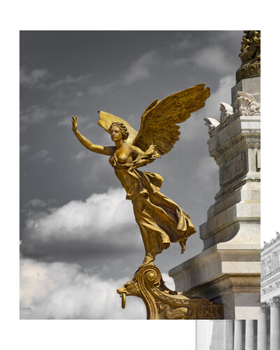 L'ange de Rome van Jean Vachon, Fotografie te koop op Singulart