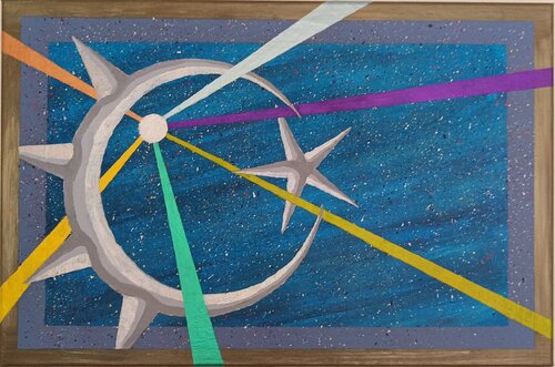 Dimension de Akay Blue, Pintura a la venta en Singulart